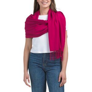FATTORSETA magenta Made In Italy Pashmina Scarf